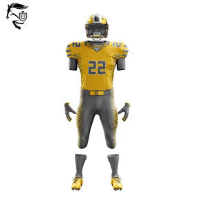 Uniforme de fútbol americano de manga corta talla grande y transpirable diseñado por OEM, ligero y asequible - Product Image 4