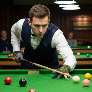 Guantes de Snooker Profesionales de Tres Dedos Wilson Industry, Material Transpirable de Poliéster/Lycra, Ajustables y Ligeros para Entrenamiento - Product Image 2