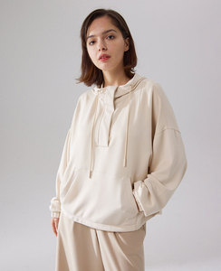 Sweat-shirts doux de haute qualité, sweat-shirts imprimés, sweat-shirts personnalisables en relief 3D, sweat-shirts en gros, sweat-shirts décontractés en tricot uni pour femme - Product Image 5