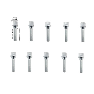 10 boulons ch.17 12x1,25 l.50mm - Product Image 1