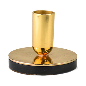 Metal Iron Gold Candlestick <b>Taper</b> <b>Candle</b> Holder 4 Inch - Product Image 6