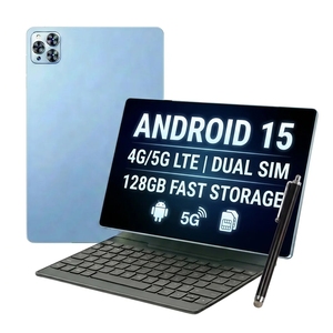 <span class=keywords><strong>Tablet</strong></span> Android 15 da 10.1 Pollici, 12GB RAM, 128GB, Octa Core, 4G 5G LTE, Dual SIM, WiFi, per Lavoro, Studio e Viaggi, <span class=keywords><strong>con</strong></span> Tastiera - Product Image 1