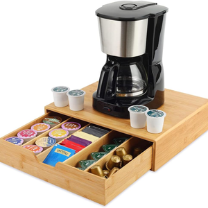 ลิ้นชักเก็บฝักกาแฟไม้ไผ่ธรรมชาติระดับพรีเมียมทําด้วยมือขายส่งราคาดีจากเวียดนาม - Product Image 3