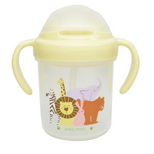 Tasse de paille pour bébé au design animal mignon facile à saisir pour améliorer l'expérience culinaire - Product Image 1