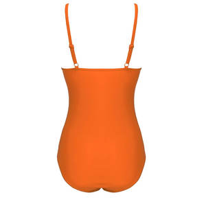 ชุดว่ายน้ำเอวสูงขนาดใหญ่พิเศษสำหรับผู้หญิงชุดว่ายน้ำชิ้นเดียวพิมพ์ลายตามสั่ง - Product Image 3