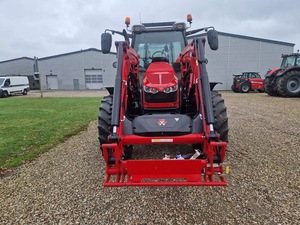 รถแทรกเตอร์ Massey Ferguson 5712S ขับเคลื่อน 4 ล้อ พร้อมที่ตักด้านหน้า สีแดง รถแทรกเตอร์สำหรับงานเกษตร ขายพร้อมส่ง - Product Image 5