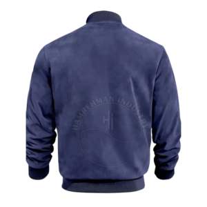 2024 O-Neck Nylon Bomber <b>Jacket</b> for Men High Quality <b>Smart</b> Casual Top Zipper Closure Winter Wear Spring Canvas Fabric New Plain - Product Image 2