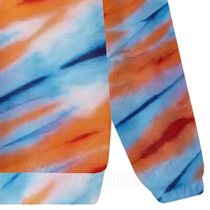 Sweats à capuche lavables par teinture multicolore pour hommes Style personnalisé avec impression numérique à manches longues pour l'hiver - Product Image 5