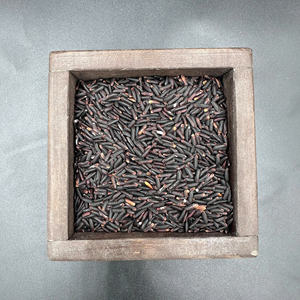 Riz noir indien frais, texture ferme, grain entier naturel, aromatique, à grains moyens, qualité export, fabricant - Product Image 6