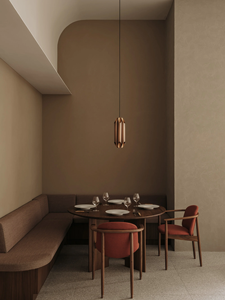 Juego de sillas de comedor de lujo modernas para hotel, sala de estar al aire libre, muebles de restaurante de cuero con mechones - Product Image 3