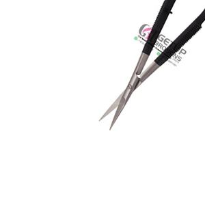 กรรไกรสปริงสแตนเลสเคลือบผงสีเงินแบบใหม่ สำหรับตกแต่งคิ้ว ใช้ในร้านเสริมสวยมืออาชีพ คุณภาพสูง ทนทาน - Product Image 5