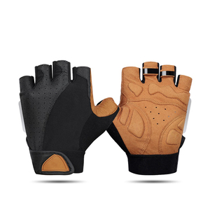 ถุงมือปั่นจักรยานครึ่งนิ้วมีแผ่นเจลกันลื่นระบายอากาศถุงมือน้ำหนักเบาสำหรับการปั่นจักรยานกลางแจ้ง - Product Image 6