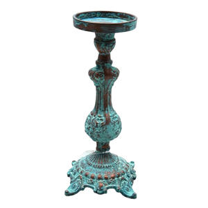 Cadeaux de Noël Bougeoirs de pilier de ferme Grands bougeoirs en fonte d'aluminium Supports Piliers de bougies décoratifs - Product Image 4