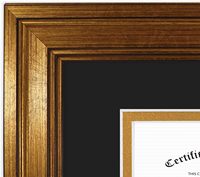 Elegante Marco de diploma A4 de 8,5x11 en blanco, negro, Burdeos con doble impresión UV mate, metal de hierro, para certificados de graduación