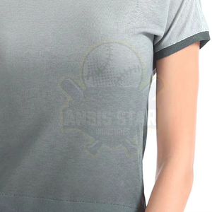 Camiseta de Moda de Primera Calidad, Ecológica, 100% Algodón, Precio Bajo, Diseño de Logotipo Personalizado, Cuello Redondo, Manga Regular, Corte Regular para Mujer - Product Image 4