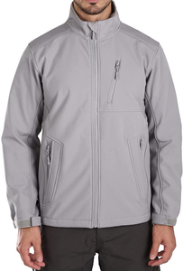 Men's Hot Winter Softshell Jacket High Street Style Waterproof Windproof with <b>Stand</b> Collar Canvas Fabric Zipper Print Design - Product Image 6