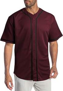 Maillots de baseball pour hommes, chemises à boutons, uniformes de sport d'équipe actifs, maillots personnalisés, couleur personnalisée, uniforme de baseball personnalisé - Product Image 4
