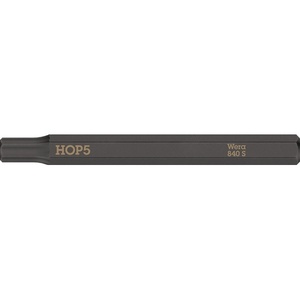 Juego de 5 Brocas Wera Hex-Plus 840 S de 5.0 x 70 mm con Punta de 1/4 de Pulgada - Product Image 1