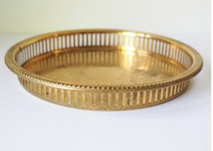 Plateaux décoratifs en laiton de qualité supérieure pour la décoration d'hôtels, de restaurants et de maisons - Product Image 2