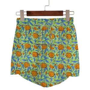 Nouveaux shorts cache-cœur pour femme en coton, coupe décontractée, imprimé floral au bloc, imprimé à la main, pour l'été - Product Image 2