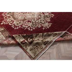 Alfombra de 7.6x11 pies, Alfombra Turca Extra Grande, Alfombra con Diseño de Plantas y Árboles Rojos - Product Image 5