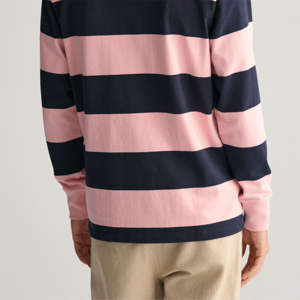 Camiseta de Rugby Clásica, Cómoda, Transpirable, Personalizable, Manga Larga, Algodón Grueso, Estilo Urbano, Secado Rápido, 220g - Product Image 5