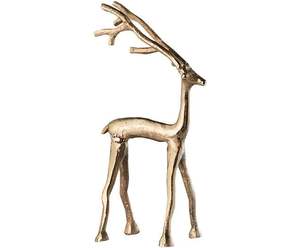 Modern <b>Gold</b> Reindeer Figurine Set Luxury Metal Deer Sculpture for Home Office Living Room Tabletop Decor Abstract Animal <b>Statue</b> - Product Image 3
