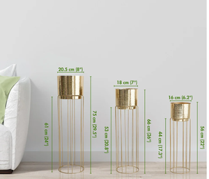 Durable Elegant Metal <b>Planter</b> for Home Garden Balcony <b>Indoor</b> Outdoor Use Stylish Powder Coated <b>Herb</b> Flower Display - Product Image 1