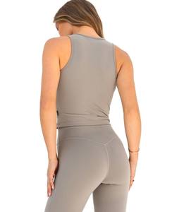 เสื้อกล้ามลำลองระบายอากาศได้ดีใส่ออกกำลังกายแขนกุดเล่นกีฬาโยคะของผู้หญิงใน2025 - Product Image 3