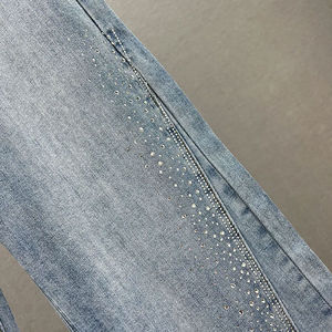 กางเกงยีนส์ขากว้างกลางเอวตรงสไตล์วินเทจของผู้หญิงมาใหม่2025ชุดลำลองสไตล์สตรีทแวร์ผ้าคอตตอน100% ฤดูหนาว - Product Image 4