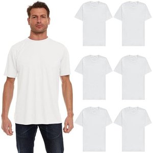 T-shirts en coton pour hommes à la mode courte 2025 T-shirt mince à col rond pour hommes T-shirt décontracté de couleur unie 18 couleurs M-6XL de grande taille en gros - Product Image 6