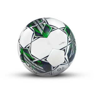 Ballon de football cousu à la main de haute qualité, ballon d'entraînement de Futsal, matériau PU durable à faible rebond, Football cousu à la main de style logo - Product Image 2