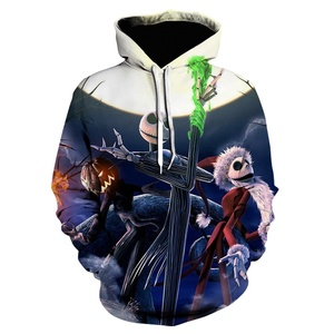 เสื้อมีฮู้ดสำหรับผู้ชายเสื้อมีฮู้ดพิมพ์ลายการ์ตูนมีกระเป๋า3D - Product Image 2