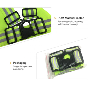 Cinturón Reflectante de Alta Visibilidad Ajustable para Correr, con Banda Elástica para la Cintura, para Seguridad Nocturna - Product Image 2