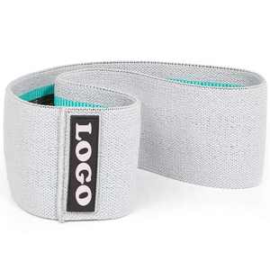 Bandas circulares de cadera de resistencia para ejercicio de gimnasio OEM de alta calidad, accesorios de Fitness de Color negro hechos de látex - Product Image 3