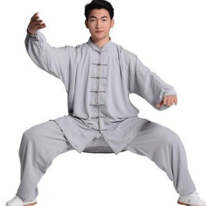 Uniforme de kung-fu unisexe pour hommes et femmes Vêtements d'entraînement Vêtements d'arts martiaux traditionnels Uniforme de kung-fu - Product Image 6