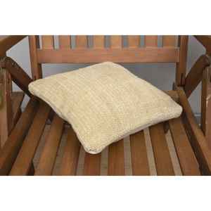 หมอนขนสัตว์สีเบจ12X12นิ้วหมอนผ้าทอสไตล์วินเทจตกแต่งบ้านไร่แบบชนบทสำหรับห้องนั่งเล่นโซฟาแบบพกพาเครื่องนอนคริสมาสต์ - Product Image 4