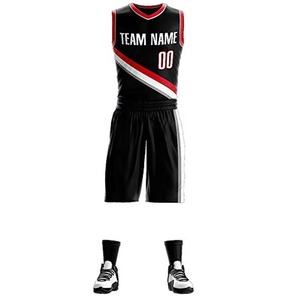 ชุดบาสเก็ตบอลแบบกลับด้านได้ ออกแบบเองได้ สำหรับชุดกีฬา - Product Image 2