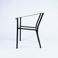 Chaise de salle à manger en métal moderne pour hôtels de cuisine intérieure extérieure-Remise du fabricant vietnamien pour l'étude de l'habillage