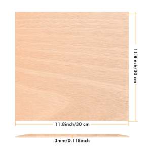 ไม้อัดมะฮอกกานีหนา 3 มม. (4 ชิ้น) - Product Image 1