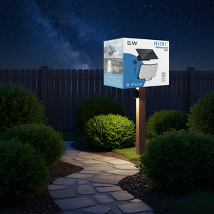 Focos LED Solares para Jardín de 500lm, Nueva Generación de Luces Solares de Alta Luminosidad - Product Image 3