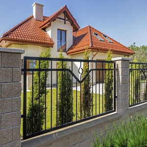 Modèles de clôture en fer forgé durables fabriqués au Vietnam pour la confidentialité des jardins extérieurs et le matériel de clôture de cour de sécurité à domicile - Product Image 3