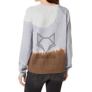 2025 femmes grande taille ajusté décontracté hiver hauts à manches longues sweat avec col rond avant Logo doublé Jersey coupe décontractée - Product Image 5