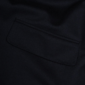 เสื้อโค้ทขนสัตว์กระดุมสองแถวสำหรับผู้ชาย, เสื้อโค้ทตัวใหญ่ทำจากผ้าขนสัตว์แบบพอดีตัวยาวสไตล์หนา - Product Image 4