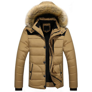 Mens Winter <b>Fur</b> <b>Hood</b> Parka Warm Padded <b>Jacket</b> Thick Insulated Outerwear Windproof Coat Fashion Hooded Winter <b>Jacket</b> - Product Image 1