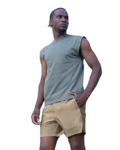 Shorts de sport décontractés pour hommes avec broderie personnalisée, cordon de serrage, pour la gym, la course, le fitness, le basketball, en maille - Product Image 4