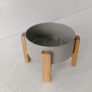 Wholesale Handmade Spun Bamboo Pet Feeding <b>Bowls</b> Vietnam Nice Price Customized Size Pets Toys Accessories 1L Volume <b>Dog</b> Food - Product Image 2