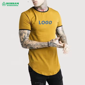 T-shirt Homme Grande Taille Personnalisé avec Logo Imprimé, Tricoté, Numérique, Épais, Lavé, Coupe Ample, 100% Coton, Style Hip Hop, Écologique - Product Image 5