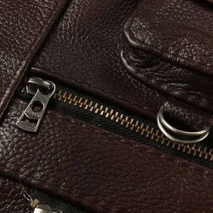 Chaleco de Cuero Vacuno Personalizado, Profesional, Casual, Cómodo, Transpirable, Resistente al Viento y Ecológico para Hombre, para Motocicleta de Invierno - Product Image 5