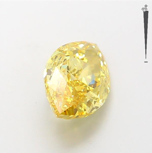 อัญมณี Aniva IGI สำหรับ GIA ได้รับการรับรอง1.58ct เครื่องประดับเพชรสวยงามสีเหลืองสำหรับปลูกในห้องแล็บทำเพชรทรงหลวม - Product Image 4